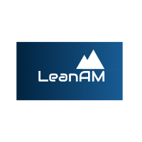 LeanAM logo, LeanAM contact details