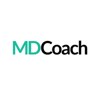 MDCoach logo, MDCoach contact details