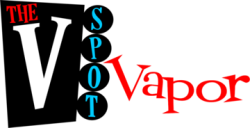 The V Spot Vapor logo, The V Spot Vapor contact details