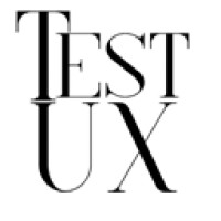 Test UX logo, Test UX contact details