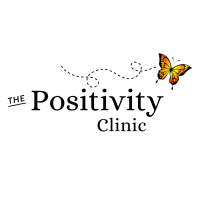 The PositivityClinic logo, The PositivityClinic contact details