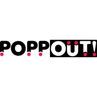 POPPOUT! logo, POPPOUT! contact details