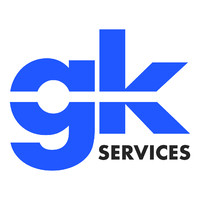 GK Services logo, GK Services contact details