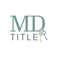 MD Title logo, MD Title contact details