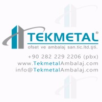 TEKMETAL OFSET VE AMBALAJ SAN. TİC. LTD. ŞTİ. logo, TEKMETAL OFSET VE AMBALAJ SAN. TİC. LTD. ŞTİ. contact details