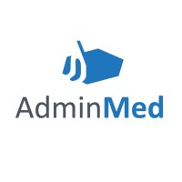 AdminMed logo, AdminMed contact details