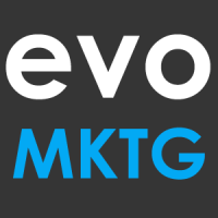 evoMKTG logo, evoMKTG contact details