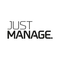 Just Manage logo, Just Manage contact details