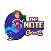 The Note Genie logo, The Note Genie contact details