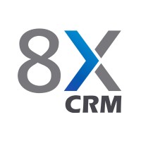 8X CRM logo, 8X CRM contact details