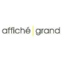 Affiché Grand logo, Affiché Grand contact details