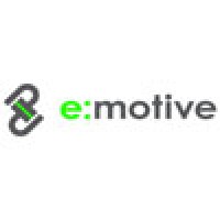 e:motive logo, e:motive contact details