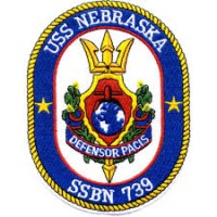 USS Nebraska (SSBN-739) (Blue) logo, USS Nebraska (SSBN-739) (Blue) contact details