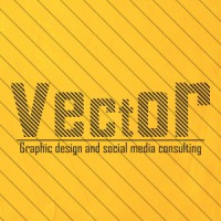 vector media logo, vector media contact details