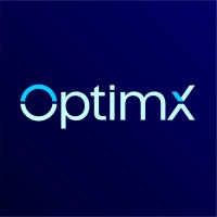 OptimX logo, OptimX contact details