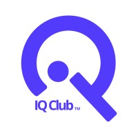 The IQ Club logo, The IQ Club contact details