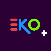 EKO+ logo, EKO+ contact details