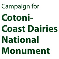 Cotoni-Coast Dairies National Monument Campaign logo, Cotoni-Coast Dairies National Monument Campaign contact details