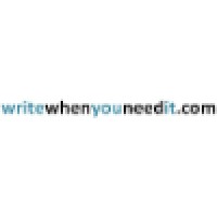 Write When You Need It logo, Write When You Need It contact details