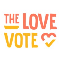 The Love Vote logo, The Love Vote contact details