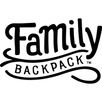 The Family Backpack logo, The Family Backpack contact details