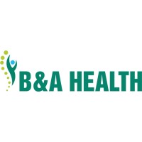 B&A Health logo, B&A Health contact details