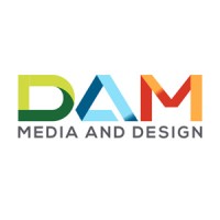 DAM Media and Design logo, DAM Media and Design contact details