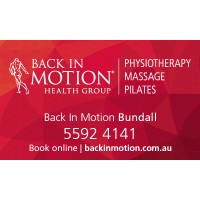 Back In Motion Bundall logo, Back In Motion Bundall contact details