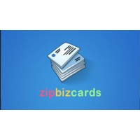 ZipBizCards logo, ZipBizCards contact details