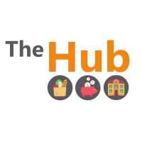 The Hub Basic Needs Center logo, The Hub Basic Needs Center contact details