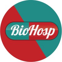 BioHosp logo, BioHosp contact details