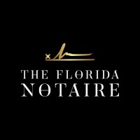 The Florida Notaire logo, The Florida Notaire contact details