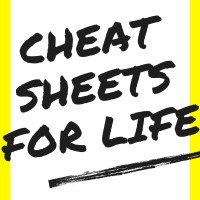 Cheat Sheets for Life logo, Cheat Sheets for Life contact details