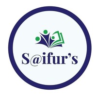 S@ifur's logo, S@ifur's contact details