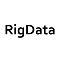 RigData logo, RigData contact details