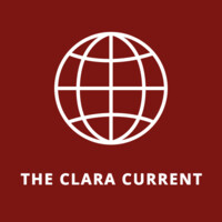 The Clara Current logo, The Clara Current contact details