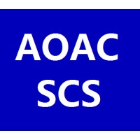 AOAC SCS logo, AOAC SCS contact details