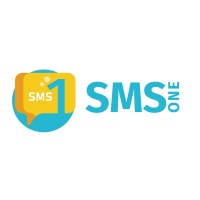 SMS ONE logo, SMS ONE contact details