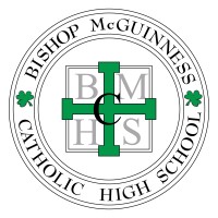 Bishop McGuinness Catholic High School logo, Bishop McGuinness Catholic High School contact details