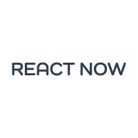 React Now logo, React Now contact details