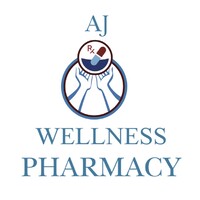 AJ Wellness Pharmacy logo, AJ Wellness Pharmacy contact details