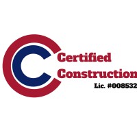 Certified Construction logo, Certified Construction contact details