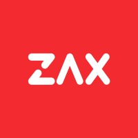 ZAX logo, ZAX contact details