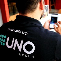 UNO Mobile logo, UNO Mobile contact details