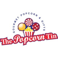 The Popcorn Tin logo, The Popcorn Tin contact details