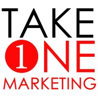 Take 1 Marketing logo, Take 1 Marketing contact details