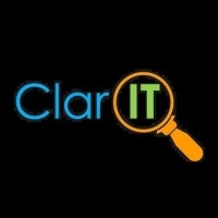 ClarIT logo, ClarIT contact details