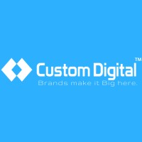 Custom Digital logo, Custom Digital contact details