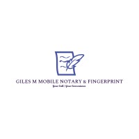 Giles M Mobile Notary & Live Scan Fingerprint logo, Giles M Mobile Notary & Live Scan Fingerprint contact details