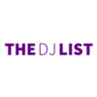 The DJ List logo, The DJ List contact details